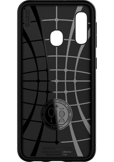 Spigen Galaxy Uyumlu A20e Kılıf Rugged Armor Matte Black