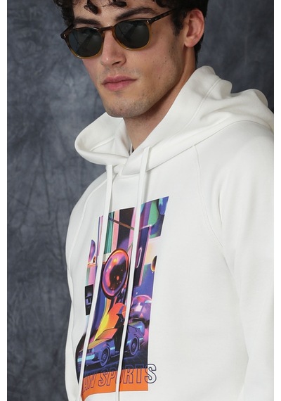 Lufian General Erkek Sweatshirt Kırık Beyaz 112030092100510 Kırık Beyaz