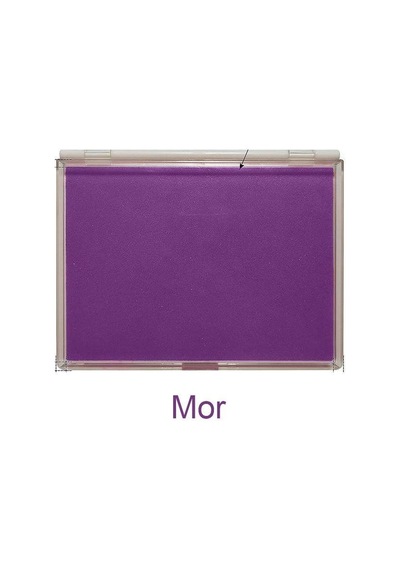 Büyük Boy Mor Istampa 165 127mm Su Bazlı Mürekkep Baskı Pedi Karışık