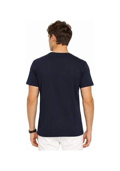 Tommy Life Basic Erkek Tshirt Bisiklet Yaka Lacivert 88506