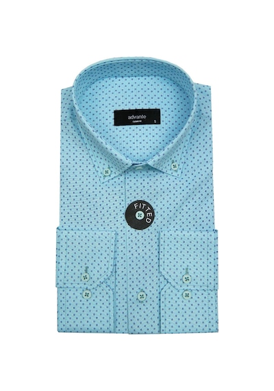Erkek Slim Fit Puantiyeli Gömlek Bgl-st00161 Mint Erkek Slim Fit Puantiyeli Gömlek Bgl-st00161 Mint