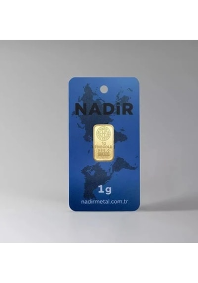 Nadir Gold 24 Ayar 1 Gram Külçe Altın