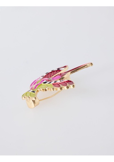 Jimmy Key Jimmy Key Pembe Kuş Figürlü Zarif Broş 6sw357561610