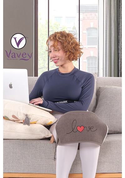 VAVEY Termojel Hediyeli Yeni Nesil Sıcak Soğuk Regl Kemeri Love Kahve