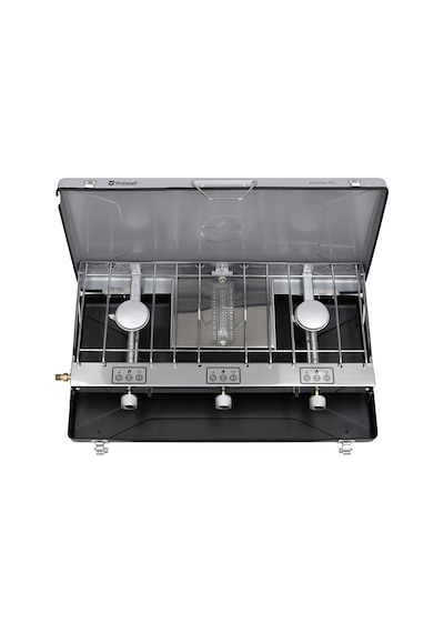 Outwell Kirishima Trio Stove Üçlü Kamp & Karavan Ocağı Lpg Çıkışlı Gri