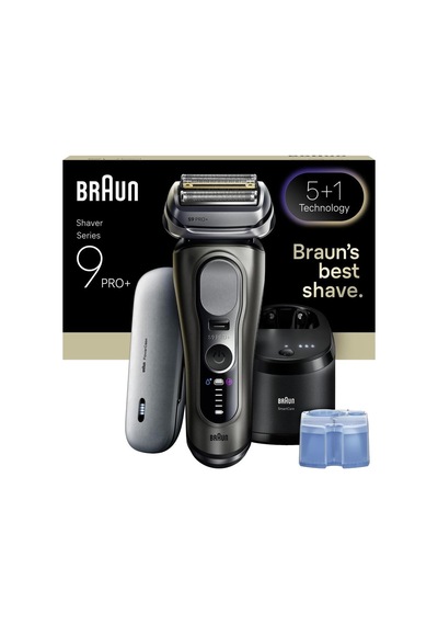 Tr Braun Series 9 Pro+ Elektrikli Tıraş Makinesi, Islak Ve Kuru, Smartcare Merkezi, 9675cc 1 - 2 Saat
