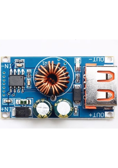 Usb Dc Step-down Modül 12v24v To Qc3.0 Mobil Telefon Hızlı Şarj Modülü Qcmını