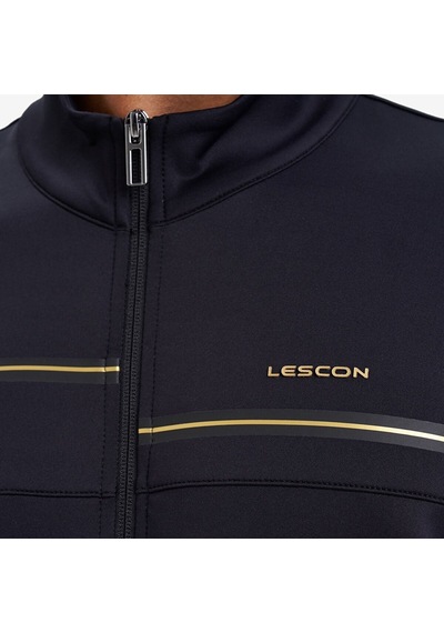 Lescon Erkek Fermuarlı Kapüşonlu Sweatshirt 26n-1128 Siyah