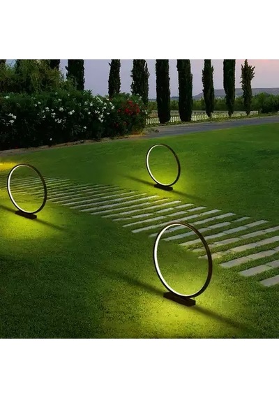 Bollard Armatür Dış Mekan Aydınlatma Bahçe Led Dekoratif Yol Aydınlatma Peyzaj Modern Su Geçirmez Gün Işığı 40cm A-bld-1364 Siyah