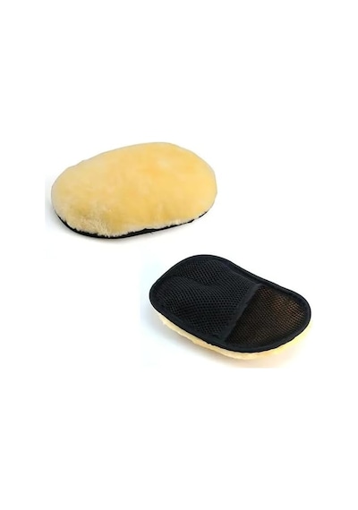Mikrofiber Araba Yıkama Eldiveni Çift Taraflı Oto Temizleme Ve Parlatma Bezi Yumuşak Çizmez Yapı Car Wash Mitt For Vehicle Detailing Beyaz
