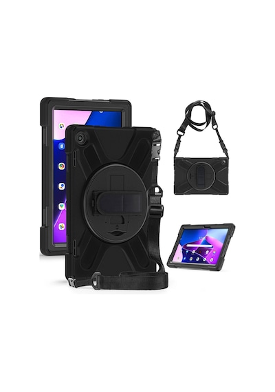 Lenovo Uyumlu Tab M10 Hd 2.nesil 2022 Tablet Kılıf 360 Zıhlı Standlı