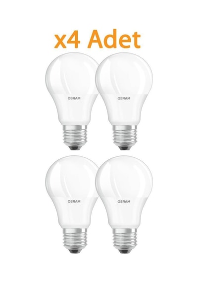 Osram 10W 75W E27 Led Ampul 6500K Beyaz 4 Adet
