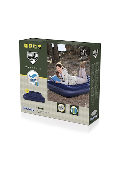 Bestway Pavillo Tek Kişilik  Şişme Yatak 67680 Çok Renkli