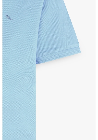 Ac&Co / Altınyıldız Classics Erkek Slim Fit Dar Kesim Polo Yaka Pamuk Kısa Kollu Tişört Açık Mavi
