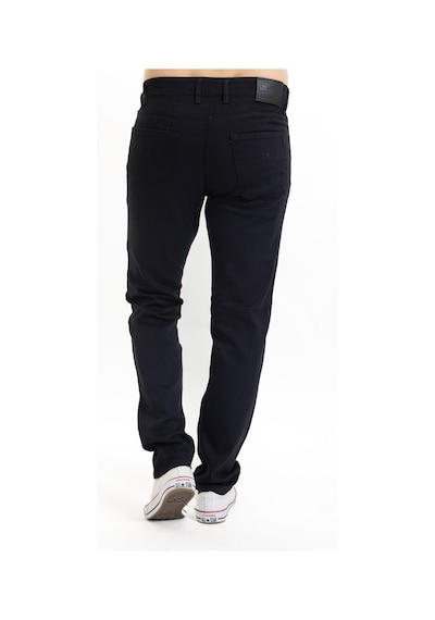 Erkek Regular ve Tam Kalıp Fermuarlı Düz Paça 5 Cepli Jean Pantolon 648-Siyah Erkek Regular ve Tam Kalıp Fermuarlı Düz Paça 5 Cepli Jean Pantolon 648-Siyah