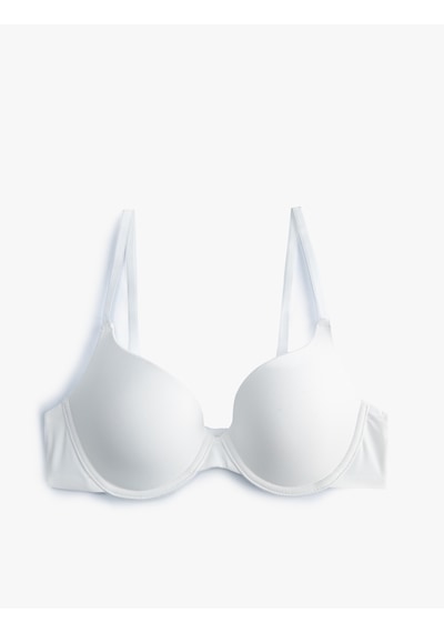 Koton Push Up Sütyen Dolgulu Balenli Destekli Basic Ekru 4slk10194mk Ekru