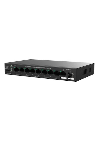 Ip-com Ip-g1110pf-8-120w 8 Port Gıgabıt + 1x1gb Rj45/sfp Port 120w 250 Metre Poe Swıtch