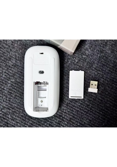 Kablosuz Sessiz Mouse - Slim Tasarım Usb Alıcılı Siyah