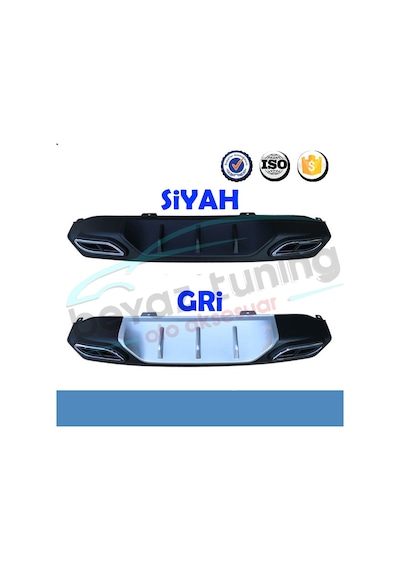Honda Civic Fc5 Arka Difüzör Tampon Plastik  Amg Model 201