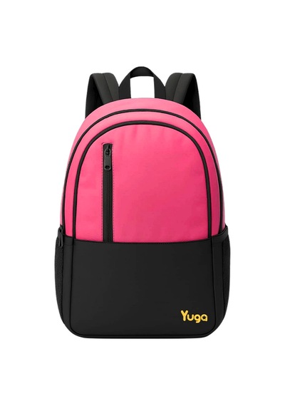 Yuga Dört Gözlü Sırt Çantası Neon Pembe