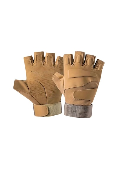 Single Sword Unisex Spor Ve Outdoor Yarım Parmak Eldiven Sürüş Eldiveni