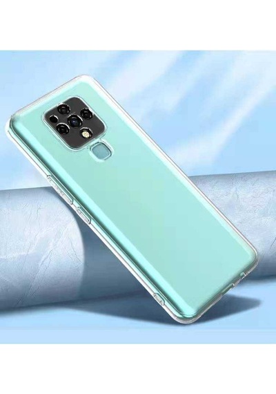 Tecno Camon 16 Kılıf Tchs Kamera Korumalı Süper Silikon Kapak - Renksiz Renksiz