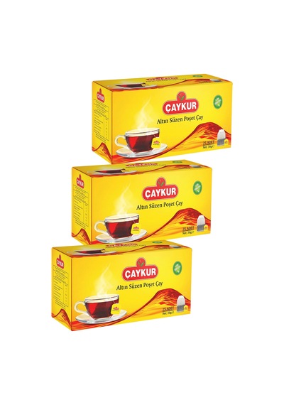 Altın Süzen Poşet Çay 2gr 25 Adet Üçlü Paket