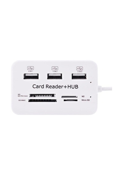 4 Slot Kart Okuyucu + 3 Port Usb 2.0 Çoklayici