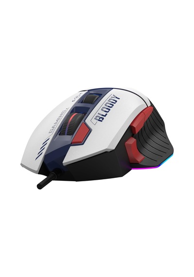 Bloody W95 Max 12.000 Cpi Rgb Ultra-3 Optik Gamer Oyuncu Mouse Sport Navy 4m Dahili Bellek Ekstra Ateş Desteği