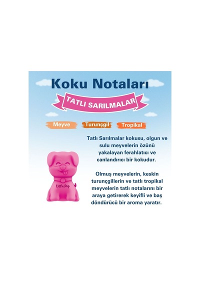 Little Joe Little Pup Tatlı Araç Kokusu Sweet Snuggles -45 Gün