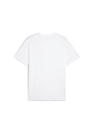 Puma Wardrobe Erkek Beyaz Günlük Stil T-shirt 62964402 Beyaz