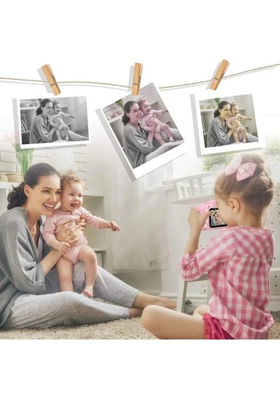 Büro Ev Ofis si İçin Pembe Mini Kamera Fotoğraf Makinesi