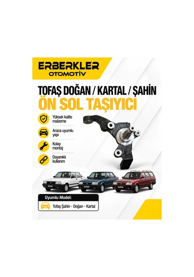 Tofaş Doğan / Kartal / Şahin Ön Sol Taşıyıcı - Erb553