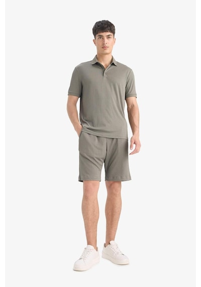 DeFacto Regular Fit Her Yöne Esneyen Krinkıl Bermuda Şort -  E0980AX25SMKH401