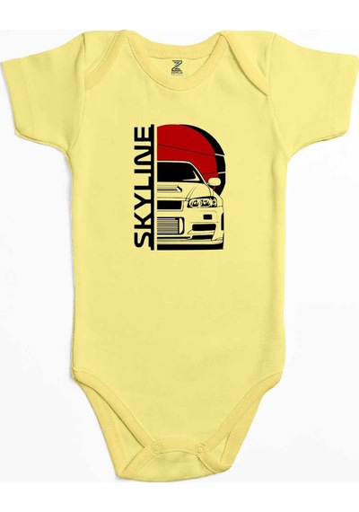 Zepplin Giyim Skyline Pembe Bebek Body Zıbın