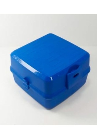 Premium Beslenme Kutusu Koyu Mavi 15 X 16 X 9cm Plastik Mavi Diğer