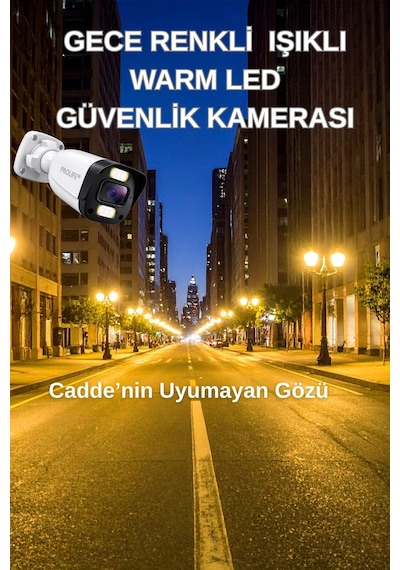 5 Kameralı Gece Renkli 8 Adet Warm Ledli Yeni Nesil 5 Mp Kuruluma Hazır Güvenlik Kamerası Seti 5 Kameralı Gece Renkli 8 Adet Warm Ledli Yeni Nesil 5 Mp Kuruluma Hazır Güvenlik Kamerası Seti