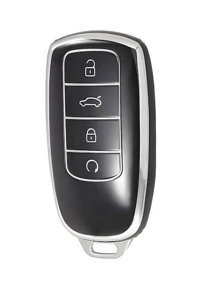 Autohan Keys Chery Tiggo 8 Pro, Omoda 5, Tiggo 7 Avantgarde Araç Anahtarı Koruma Kılıfı, Siyah-