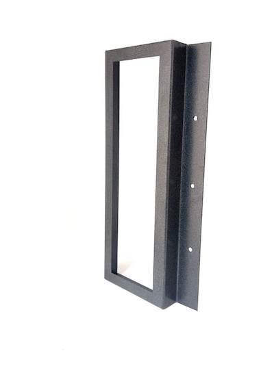 New Diafon Metal Kapı Zili Koruyucu Zil Paneli Antrasit 12x32x3