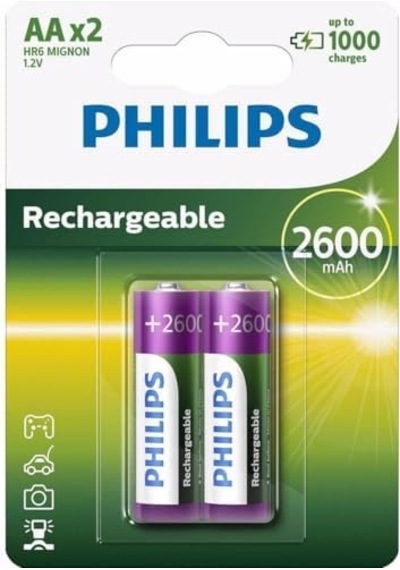 Çok Aşamalı Life Nimh Pil Aa Mignon 2600 Mah 2'li Paket