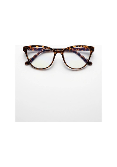 Cat Eye Optik Çerçeve Uyumlu Blue Block Narina Gözlük Leopar Çerçeve Şeffaf