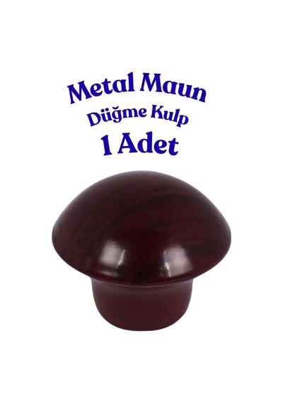Klc Metal Yuvarlak Maun Düğme Kulp - Çocuk Odası, Mutfak Ve Dolap İçin Modern Çekmece Kulbu Kulpları Maun Maun