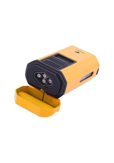 Masa Tipi 4 Jet Torch Puro Çakmağı Sarı Krom