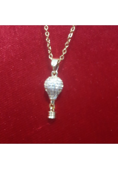 Stainless Steel Çelik Kolye Gold Balon 40 Cm+5 Cm
