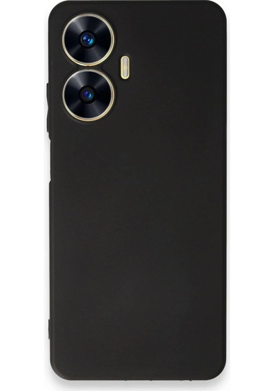 Uryport Realme C55 Kılıf First Silikon - Siyah