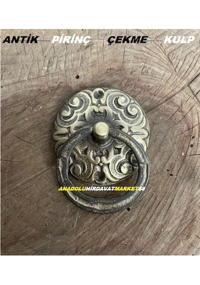 Dekoratif Antik Pirinç Dolap Kulpu Antik Çekmece Kulpu 6Cm Dekoratif Antik Pirinç Dolap Kulpu Antik Çekmece Kulpu 6Cm