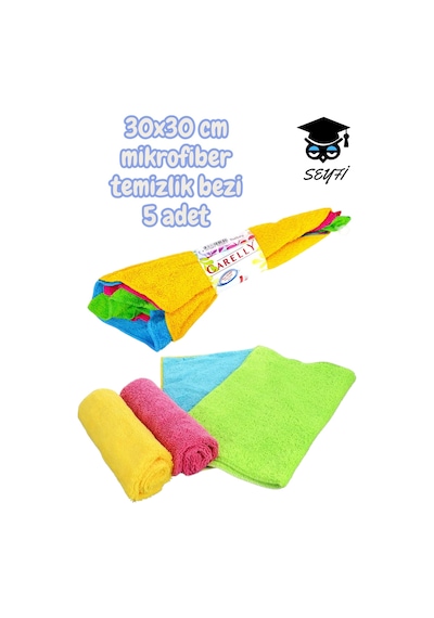30x30 Cm Mikrofiber Temizlik Bezi 5 Adet Diğer