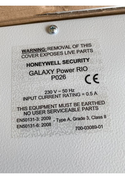 Honeywell Galaxy Smart RIO P026-01-B Güç Kaynağı
