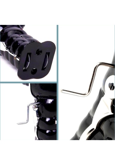Omeniv Siyah Robot Figür Oyuncak Elle Kurmalı Teşhir Ürün