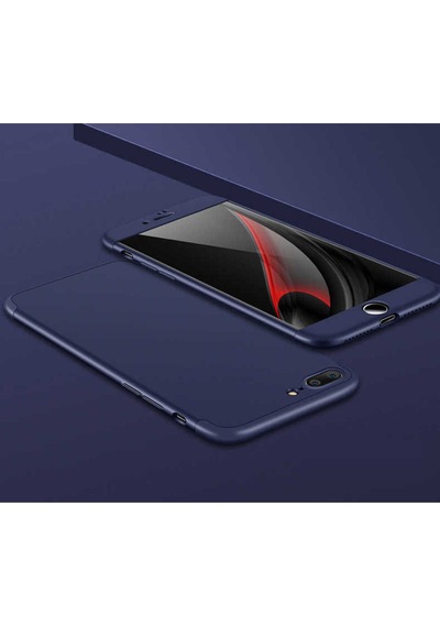 Apple Uyumlu iPhone 7 Plus Kılıf Zore Ays Kapak Mavi